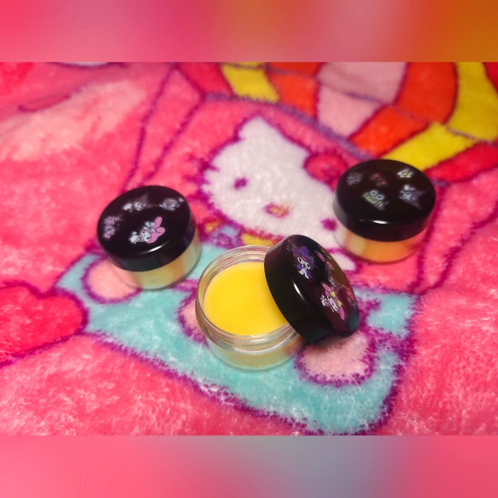NEW HOMEADE Sanrio Lip balm with spf, kuromi, my melody